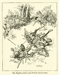 Gli arcieri inglesi e gli uomini d