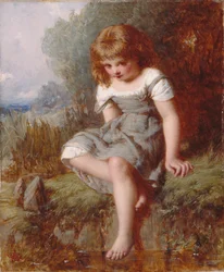 La bagnante timida
