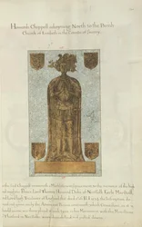 Lapide di marmo di Lord Thomas Howard Duca di Norfolk, 1637
