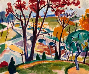 Paesaggio, ponte, Huntingdon Valley