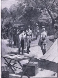 La resa di Cronje, illustrazione da Cassells History of England, 1900