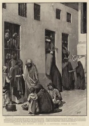 Nutrire gli affamati, una scena in una prigione provinciale in Egitto