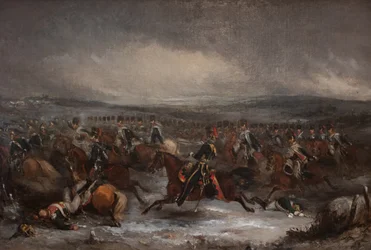 Carica della Cavalleria Francese a Waterloo