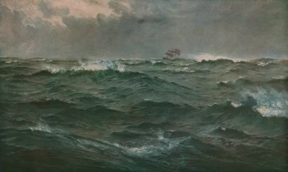 Mare agitato nel Mediterraneo, 1874, c1930