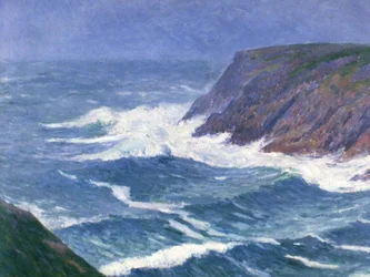 Île de Groix, paesaggio costiero ingresso del porto Saint Nicolas, 1908