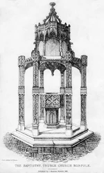 Il battistero, Chiesa di Trunch, Norfolk