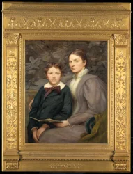 La signora William T. Evans e suo figlio, 1895