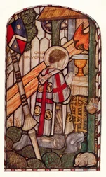 Sir Galahad. Design per una finestra a Kelvin-Side, Glasgow, c. 1914