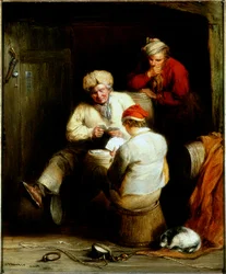 Contrabbandieri che giocano a carte
