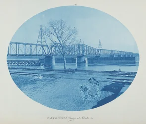 Ponte ferroviario C.M. & St. P. a Sabula, Ia.