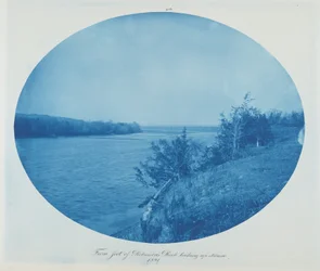 Dai piedi della Roccia di Robinson guardando a monte, 1891 (foto)