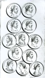 Ritratti di Imperatori Romani, da 
