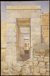 Ingresso est, Sala di Tiberio, Tempio di Iside, Philae