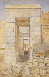 Ingresso est, stanza di Tiberio, Tempio di Iside, Philae