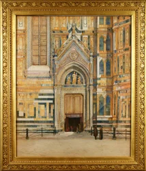 La Porta Sud del Duomo, Firenze, Italia