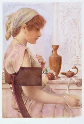 Ragazza con perle