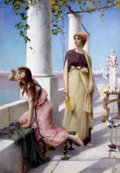 "Giovani donne che scrutano l