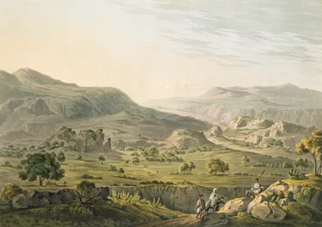 Il passo di Atbara in Abissinia, inciso da Daniel Havell, 1809