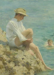 Ragazzi che fanno il bagno