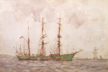 Barca danese, Porto di Falmouth