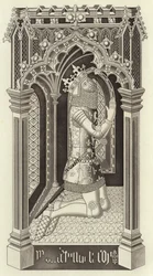 Edoardo III, circa 1355, da Cappella di Santo Stefano, Westminster