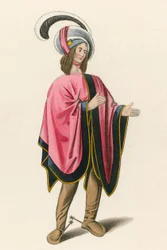 Figura, c 1480, dal British Museum, Royal MS 19 C VIII