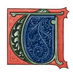 Lettera iniziale T, 1843