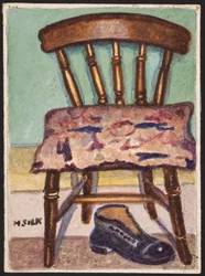 Sedia da cucina e stivale, c.1930