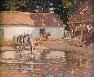 Una fattoria in Piccardia, c1900