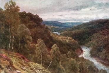 Strath Glass, Inverness-Shire (litografia a colori)