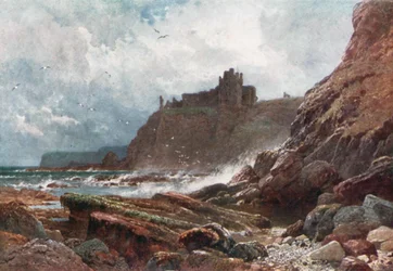 Castello di Tantallon, sulla costa dell