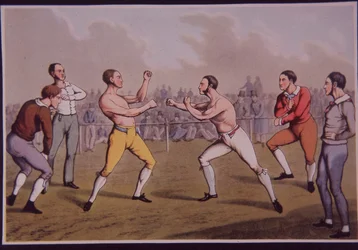 Incontro di pugilato a mani nude