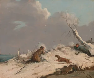 Caccia alle Anatre in Inverno