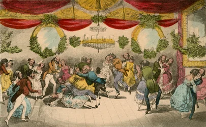 Il signor Jorrocks commette un passo falso al ballo della contessa de Jackson, 1838