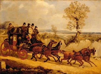La carrozza di Dover in discesa