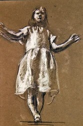 Studio per la figura di Rosamund
