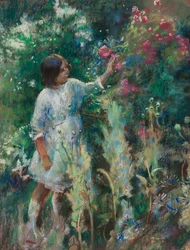 Nel giardino, c.1900