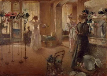 Il negozio di cappelli, 1892
