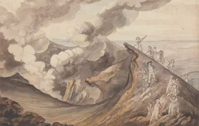La salita del Vesuvio