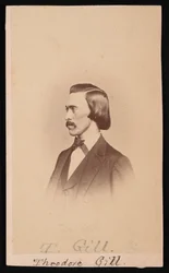 Ritratto di Theodore Nicholas Gill 1837-1914, Tra il 1865 e il 1870