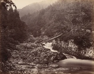 Ponte del minatore, Galles, c. 1858 (foto)