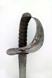 Spada da ufficiale di artiglieria appartenente al Capitano Tyrwhitt Pulman, Artiglieria del Bengala, 1859