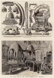 La visita reale al Museo Indiano, South Kensington