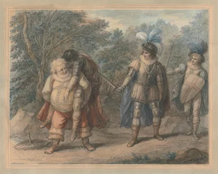 Falstaff che porta il morto Hotspur
