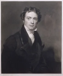 Ritratto di Michael Faraday (1791-1867) inciso da Samuel Cousins (1801-87) 1830