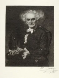 Joseph Jefferson nel ruolo del "Dottor Pangloss".