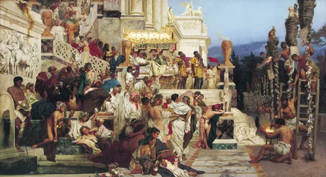 Luce guida del cristianesimo, le fiaccole di Nerone