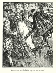 Leggende di Ingoldsby: Il riscaldamento della casa (litografia)