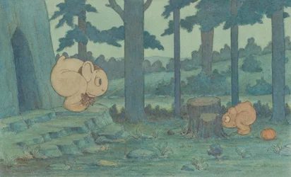 Wiggle Much baby si nasconde dalla mamma, c.1910