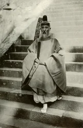 Un sacerdote shintoista, 1910